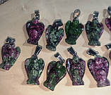 Кулон, підвіс — ангел із цоїзиту на шнурку, фото 6