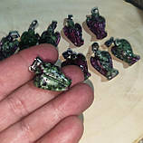 Кулон, підвіс — ангел із цоїзиту на шнурку, фото 4