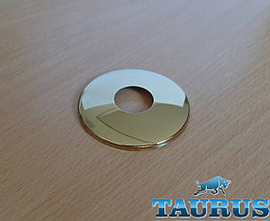 Золотий плоский фланець ThermoPulse Gold D61 мм, висота 5 мм; Латунь; під внутрішній розмір 1/2" (20 мм)