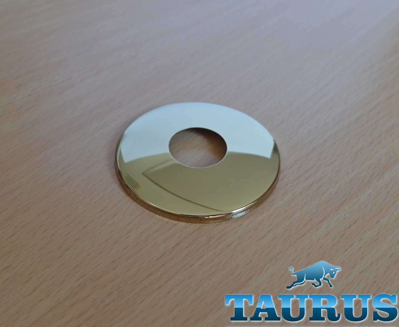 Золотий плоский фланець ThermoPulse Gold D61 мм, висота 5 мм; Латунь; під внутрішній розмір 1/2" (20 мм)