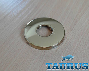 Золотий круглий фланець ThermoPulse Gold розмір D54 мм / висота 6 мм, під внутрішній розмір 1/2" (20мм). Латунь