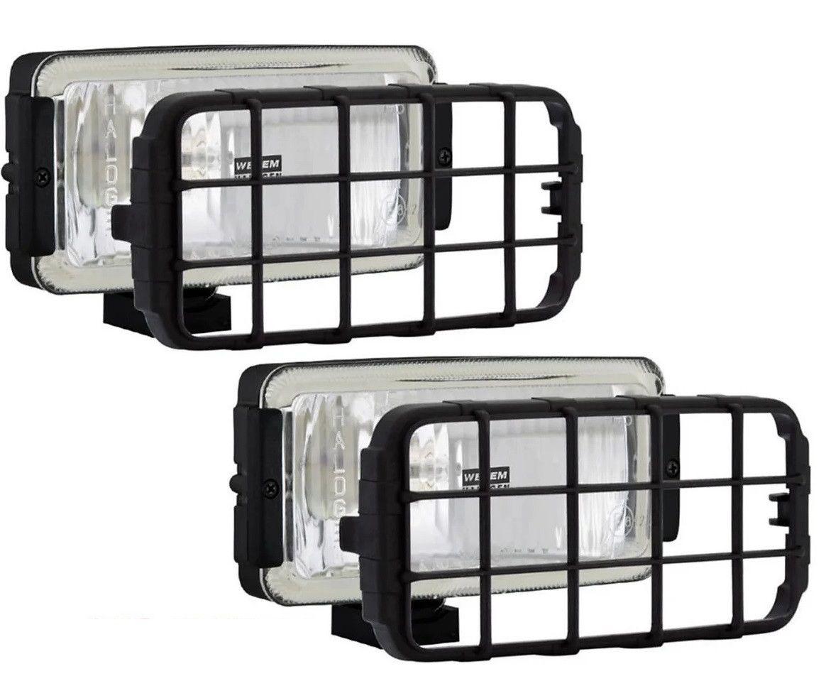 Протитуманні фари Wesem 180х86 mm дальнє світло з гратами Білі 2 шт (2НРz110.47), фото 1