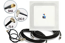 Комплект MIMO антена 4G RNet 17 Дб (1700-2700 мГц) кабель 10 м і перехідниками