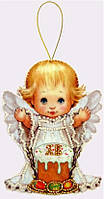 Набор для изготовления куклы из фетра для вышивки бисером Пасхальный ангелочек Батерфляй F054