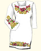 Заготівка жіночого плаття для вишивання бісером Сукня 6036 (габардин)