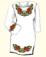 Заготівка жіночого плаття для вишивання бісером Сукня 6001 (габардин)
