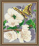 Набір для викладання алмазною мозаїкою Яблуневий цвіт Триптих Частина 1 АТ5557