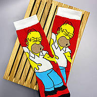 Шкарпетки жіночі високі 1 пара "Гомер" червоні 36-41 р