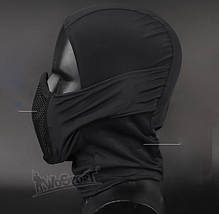 Маска захисна для пейнтболу, страйкболу WoSporT Shadow Fighter Mask OD (MA-113) чорний, фото 3