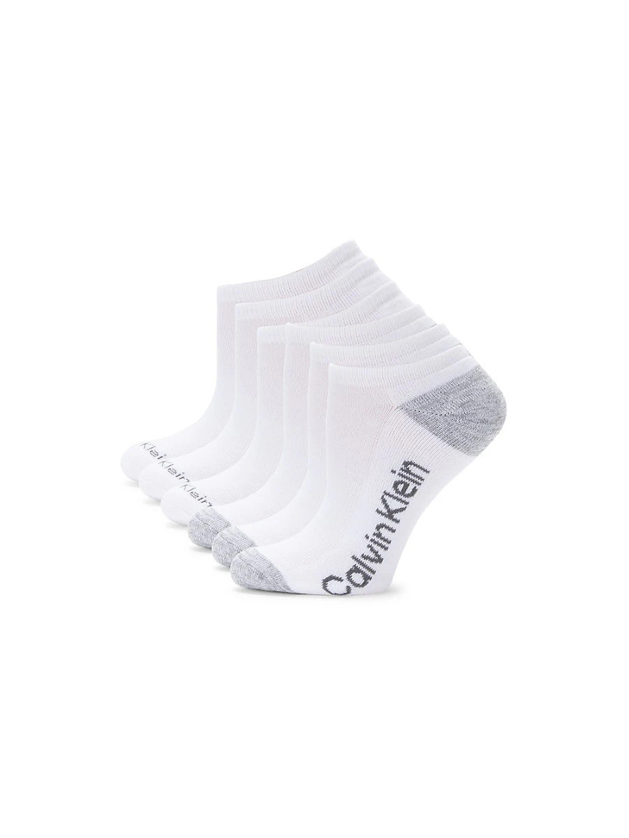 Набір чоловічих шкарпеток Calvin Klein 6 пар 1159777080 (Білий, One size), фото 1