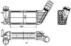 Інтеркулер PSA Expert/Jumpy/Scudo 2.0Hdi 07-