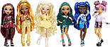УЦІНКА! Лялька Рейнбоу Хай Міна Флер Rainbow High S4 Meena Fleur Saffron Gold Fashion Doll 4 серія 578284, фото 5