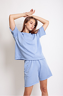 Футболка жіноча Vivioji FTW-20-14 Блакитний розмір S/M (12527)
