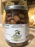 Оливки Лечине в олії без кісточки 550г Pitturi Італія