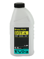 Тормозная жидкость Vira Brake Fluid DOT-4 0,5 л (КРАТНО ЯЩИКА) - (VI1011)