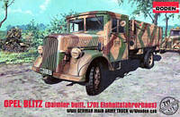 Roden 719 Opel Blitz (Daimler built, L701 Einheitsfahrerhaus) Первая Мировая Сборная Пластиковая Модель 1:72