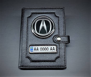 Портмоне Acura з держ. номером, Органайзер Акура