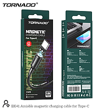 USB-C TORNADO TX14 Magnetic (3A/1m) Type-C black