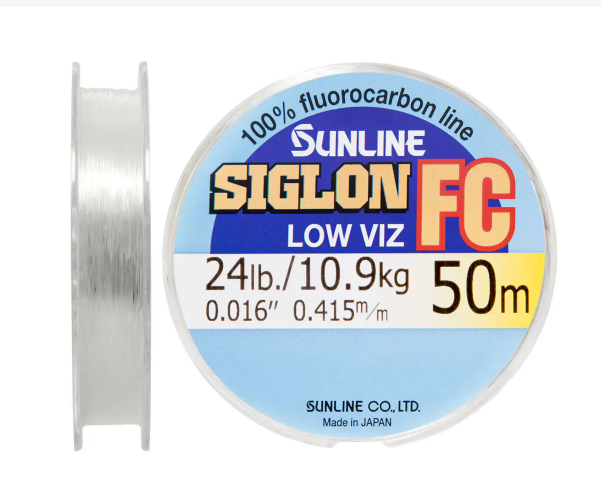 Волосінь флюорокарбон Sunline Basic Siglon FC 50m 0.490  14.4KG