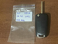 Викидний ключ Opel Vectra C, 434 Mhz, PCF7946A/ Hitag 2/ ID46, 2 кнопки, лезо HU100