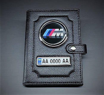 Портмоне BMW M з держ. номером, Органайзер БМВ М