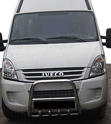 Кенгурятник QT007 CAN для Iveco Daily 2006-2014 Нержавіюча сталь