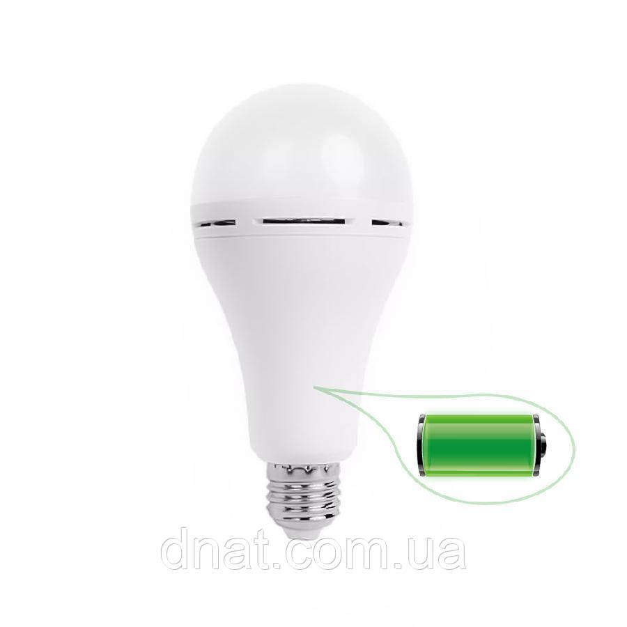 Ліхтарик-лампа на акумуляторі Е27 LED SL-EBL-803 АС9W DC3W 6400К