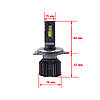 LED лампа CYCLONE LED H4 H/L 6000K TYPE 45, фото 4