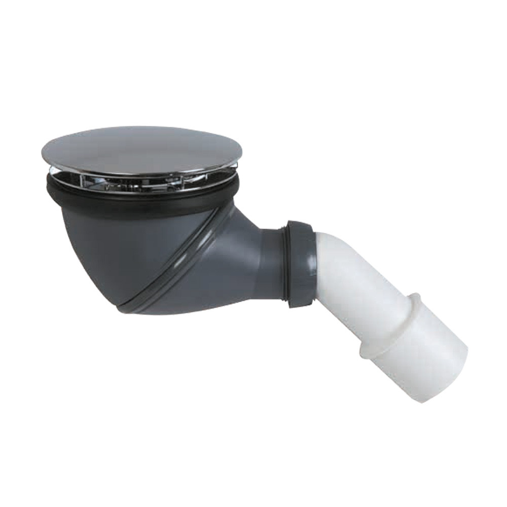 Сифон для душового піддона James Ø 90 мм з адаптером Ø 40/50 мм WIRQUIN (9544400), фото 1