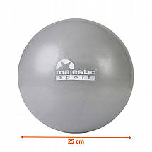 М'яч для пілатесу, йоги, реабілітації Majestic Sport MiniGYMball 20-25 см 34757 Poland, фото 5