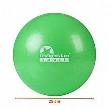 М'яч для пілатесу, йоги, реабілітації Majestic Sport MiniGYMball 20-25 см 34756 Poland, фото 5