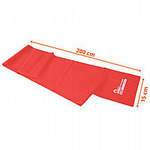 Стрічка-еспандер Majestic Sport FizjoBand 200 х 15 см для спорту та реабілітації 5-9 кг 34751 Poland, фото 2
