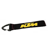 Шнурок на руку для ключей KTM, черный (180 мм)
