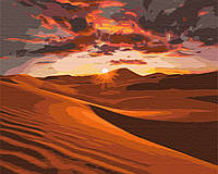 Картина по номерам Закат в пустыне, 40х50 Brushme (BS51757)