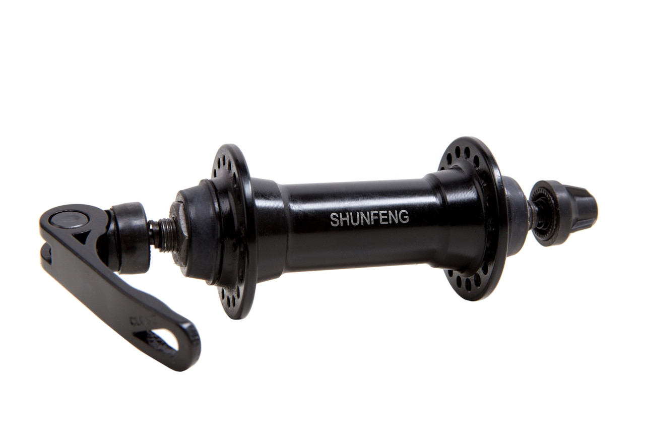Втулка передня AL V-brake SHUNFENG 32H 14G ED с QR  SF-A231F