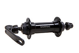 Втулка передня AL V-brake SHUNFENG 32H 14G ED с QR  SF-A231F