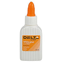 Новинка Клей Delta by Axent White glue, PVA, 50 мл, cap dispenser (D7121) !