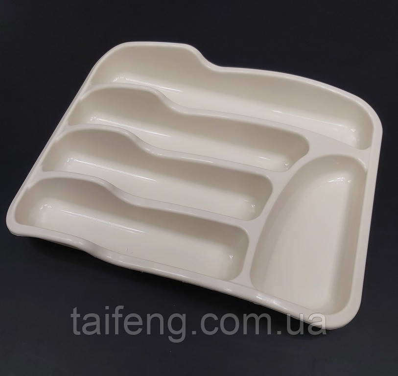 Лоток для столового приладдя біла троянда Алеана 167095