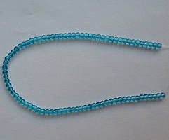 Бусина Куля колір бірюза 4 мм