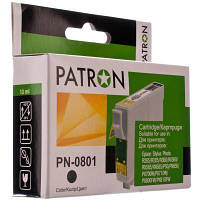 Новинка Картридж Patron EPSON R265/285/360,RX560/585/685,P50,PX650 BLACK (T0801) (PN-0801) !