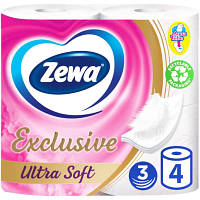 Новинка Туалетная бумага Zewa Exclusive Ultra Soft 4 слоя 4 рулона (7322541188546) !