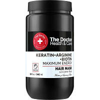 Новинка Маска для волос The Doctor Health & Care Keratin + Arginine + Biotin Maximum Energy 946 мл