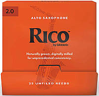 Трости для альт саксофона D'Addario Rico - Alto Sax #2.0 - 25 Pack