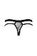 Чоловічі прозорі стринги Passion 029 THONG COLLIN L/XL Black, сітка  18+, фото 5