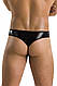 Чоловічі стринги Passion 033 THONG PAUL L/XL Black, під латекс  18+, фото 3