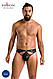 Чоловічі стринги Passion 033 THONG PAUL L/XL Black, під латекс  18+, фото 6
