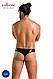 Чоловічі стринги Passion 033 THONG PAUL L/XL Black, під латекс  18+, фото 7