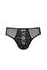 Чоловічі труси зі шнурівкою Passion 035 SLIP RICHARD L/XL Black, екошкіра, сітка  18+, фото 4