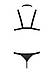 Комплект чоловічої білизни зі стреп Passion 039 SET ANDREW XXL/XXXL Black, стринги, шлейки  18+, фото 5