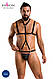 Комплект чоловічої білизни зі стреп Passion 039 SET ANDREW XXL/XXXL Black, стринги, шлейки  18+, фото 6